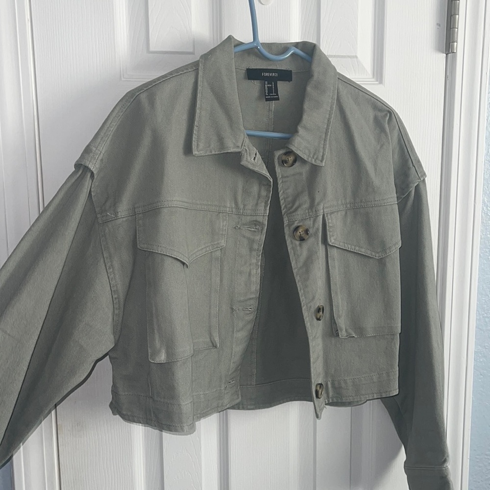Cropped Jean jacket